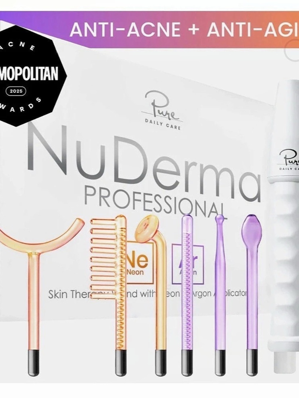 Pure Daily Care NuDerma Professional Skin Therapy Wand Set